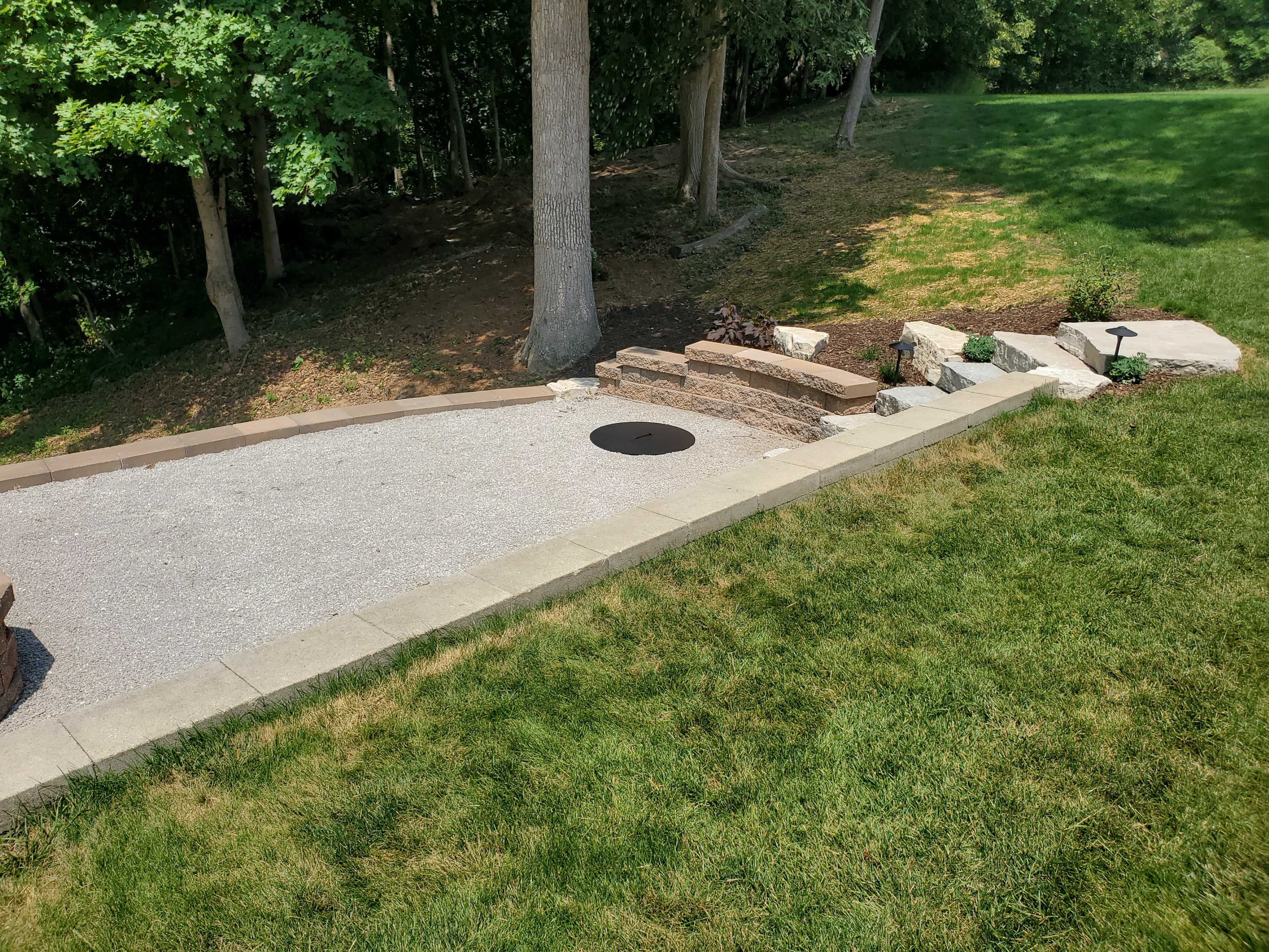 Finished - patio edge